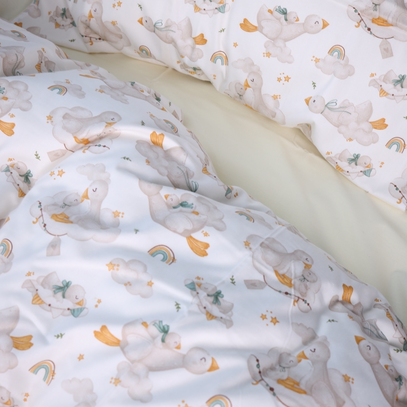 Простынь Сатин Kids Time 22-1419 Sleepy ducklings - 3