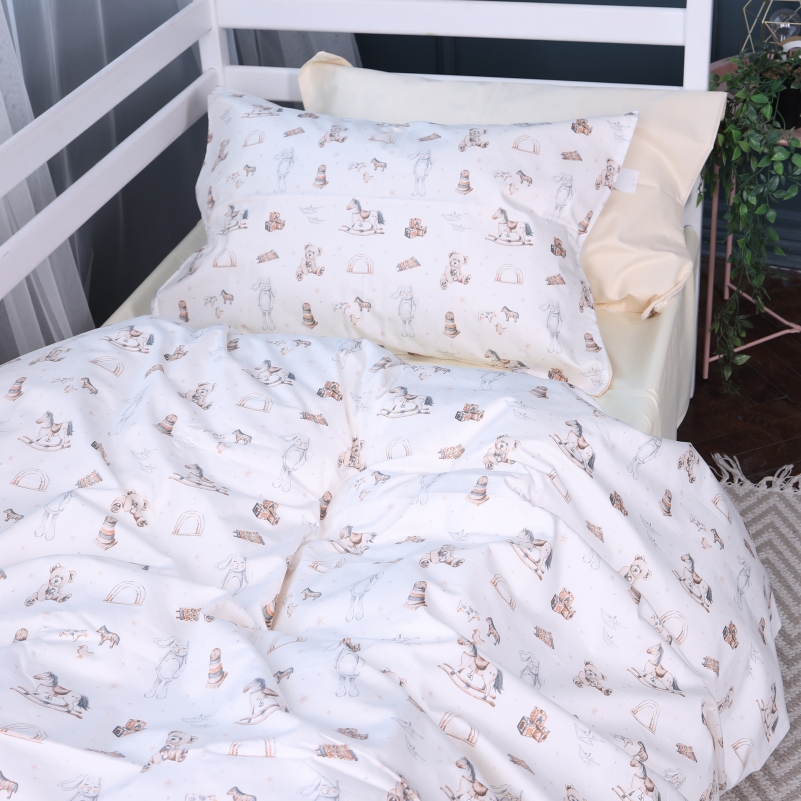 Комплект постельного белья Сатин Kids Time 22-1422 Warm toys - 1