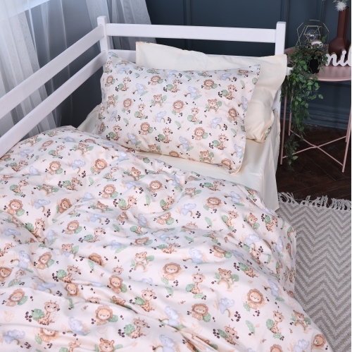 Пододеяльник Сатин Kids Time 22-1418 Safari baby
