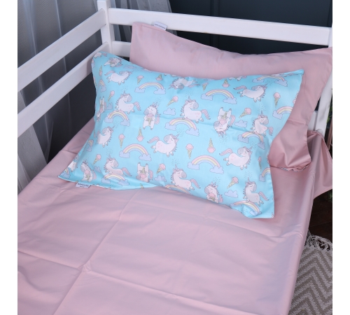 Простынь Сатин Kids Time 22-1421 Unicorn meanness