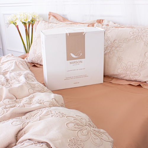 Комплект постельного белья Сатин ELIT с вышивкой  