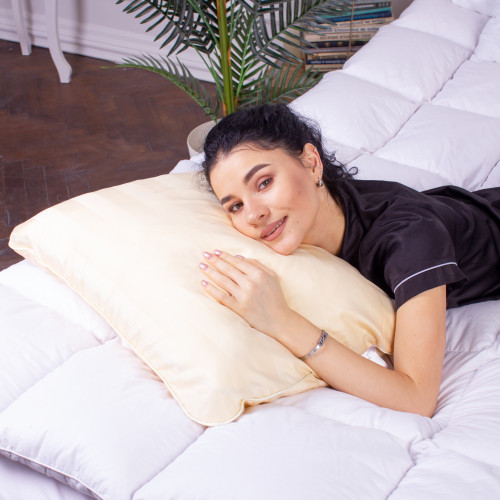 Подушка ортопедическая (стружка Memory) №4064 Noble stripe Сarmela MEN 59*43*12 см - 4