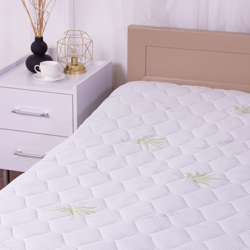 Наматрацник №1016 Alberto Wool Strong Aloe Vera (звичайний на гумці по периметру) - 5
