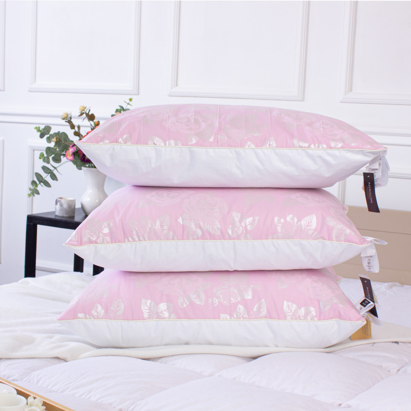 Пуховая подушка KARMEN №1806 "Bio-Pink" 90% пух (МЯГКАЯ) - 12