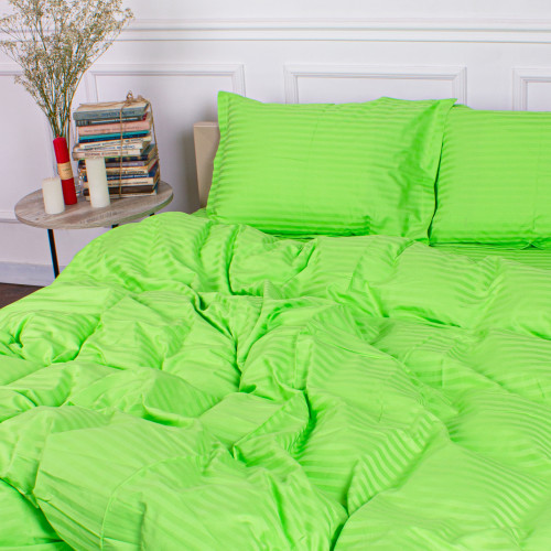 Підковдра Satin Stripe 30-0016 Light Green