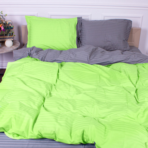 Постільна білизна Satin Stripe 30-0016 + 30-0010 Danik - 2