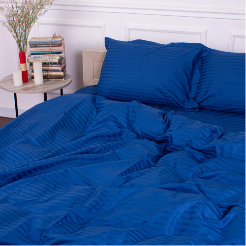 Пододеяльник Satin Stripe 30-0019 Blue - 2