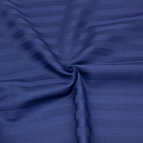 Простынь на резинке Satin Stripe 30-0020 Smoky Blue - высота 25 см (детские 10 см)