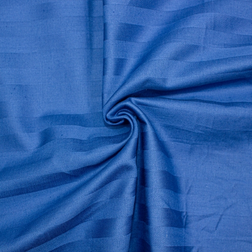 Простынь на резинке Satin Stripe 30-0019 Blue - высота 25 см (детские 10 см)