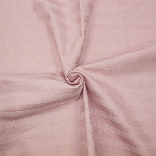 Простынь на резинке Satin Stripe 30-0007 Pink - высота 25 см (детские 10 см) - 2