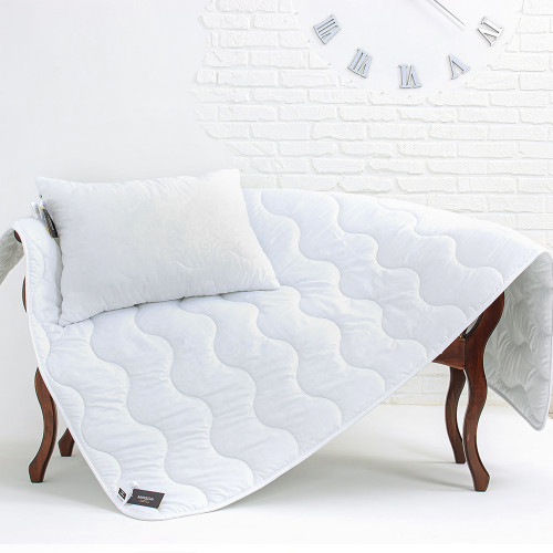 Подушка антиалергенна Eco Light White №1618 Eco-Soft мікросатин - 5