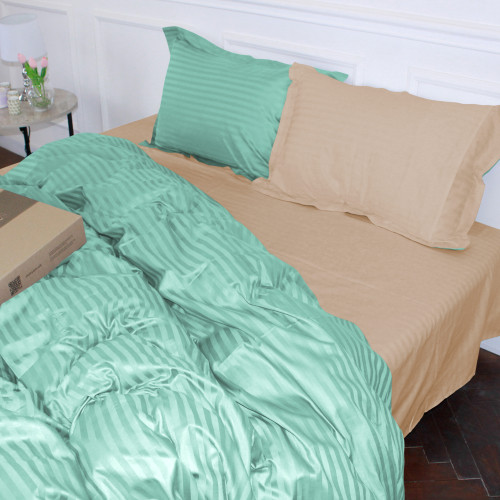 Постельное белье Satin Stripe 30-0014 + 30-0004 Aivengo - 2