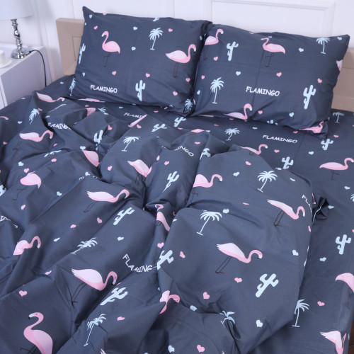 Комплект постельного белья Сатин 22-1289 Flamingo - 2