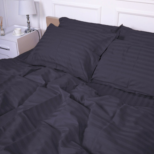 Комплект постельного белья Сатин ELIT "Graphite" - 2