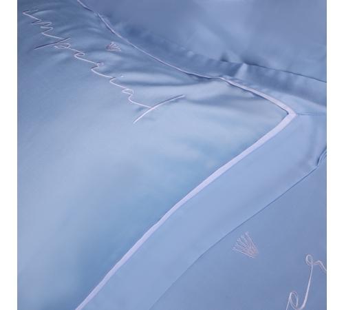 Комплект постельного белья Imperial Tencel №04 Blue