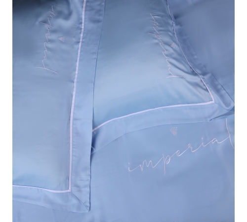 Комплект постельного белья Imperial Tencel №04 Blue