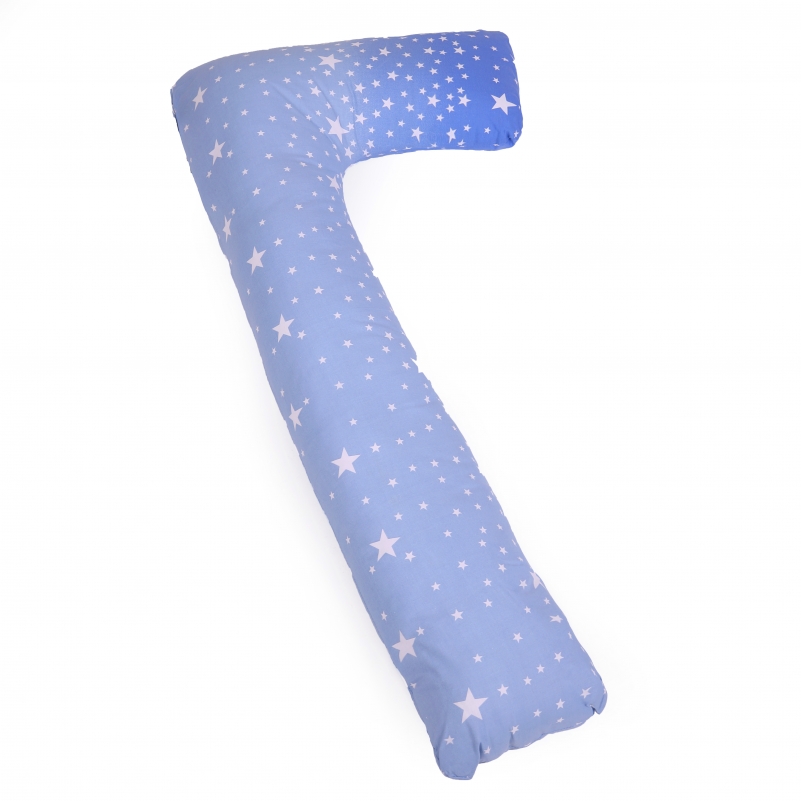 Подушка для беременных и отдыха Г-образная №5010 Color Line 17-0432 Milky Way EcoSilk бязь - 5