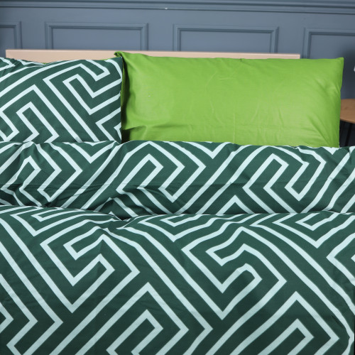 Комплект постільної білизни Ranforce Elite 17-0632 Diamond Emerald - 2