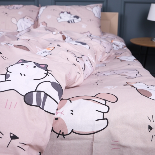 Простынь Бязь 17-0665 Cream Kittens