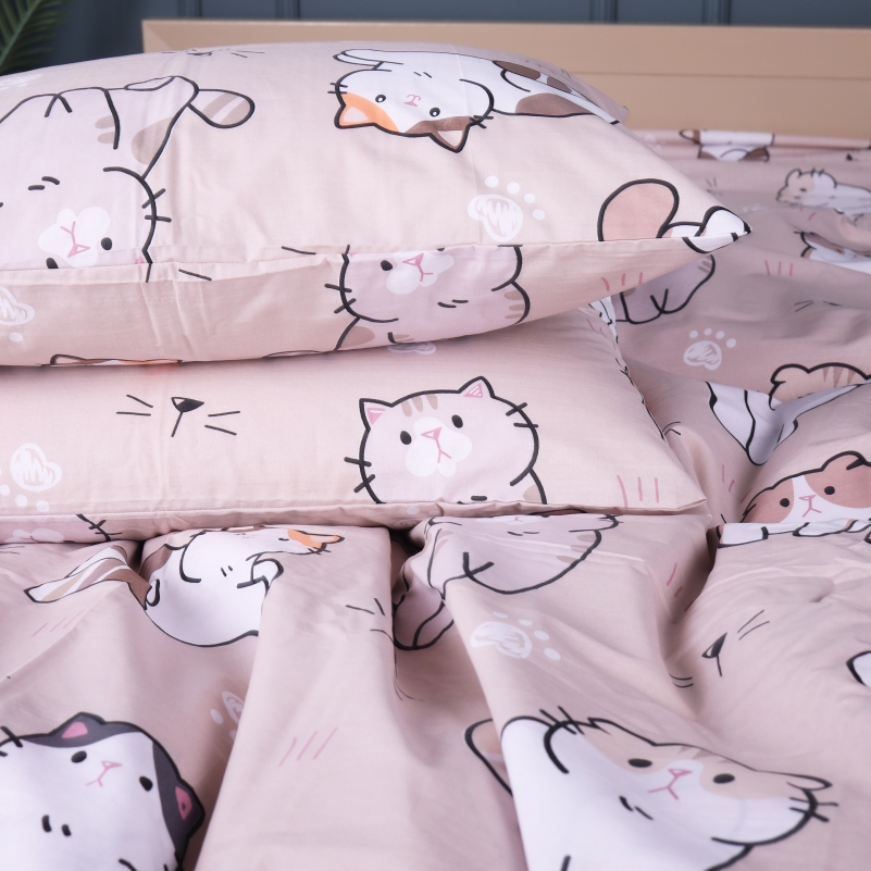 Простирадло Бязь 17-0665 Cream Kittens - 2