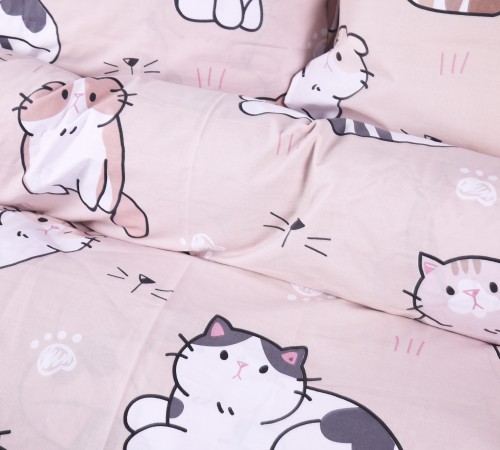 Пододеяльник Ranforce Elite 17-0665 Cream Kittens