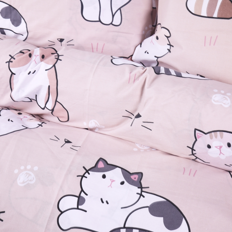 Комплект постільної білизни Ranforce Elite 17-0665 Cream Kittens - 2