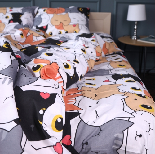 Простирадло Бязь 17-0769 Funny Cat