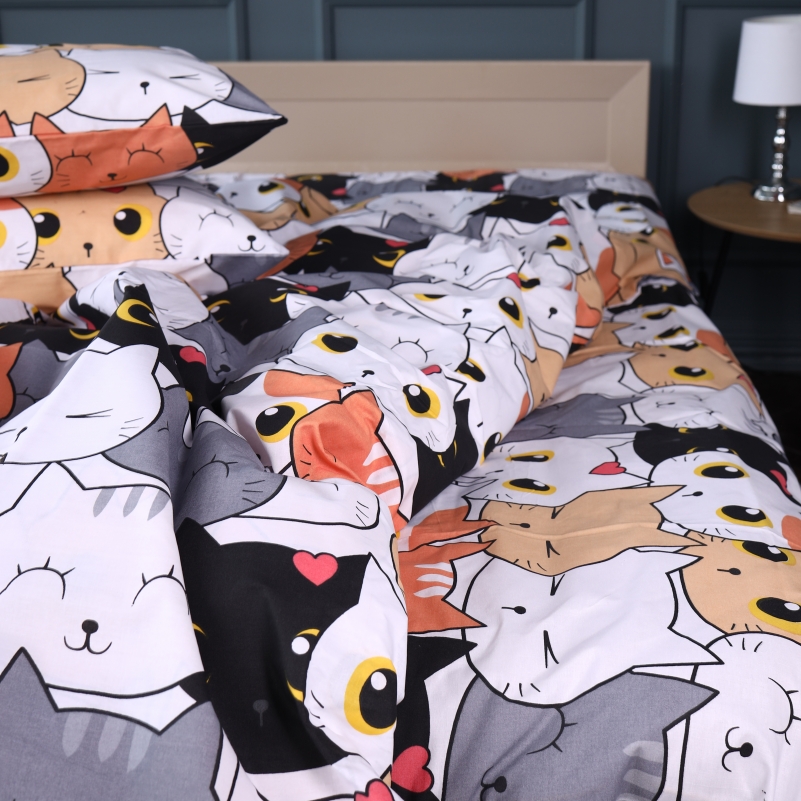 Комплект постільної білизни Ranforce Elite 17-0769 Funny Cat - 2