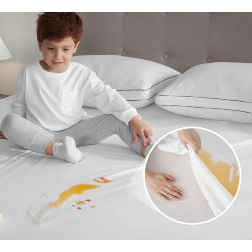 Наматрацник Terry Waterproof №217 (махровий водонепроникний на резинці по кутах) - 6