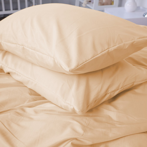 Комплект постільної білизни №12-0712 Vanila Microfiber Premium Однотонний - 5