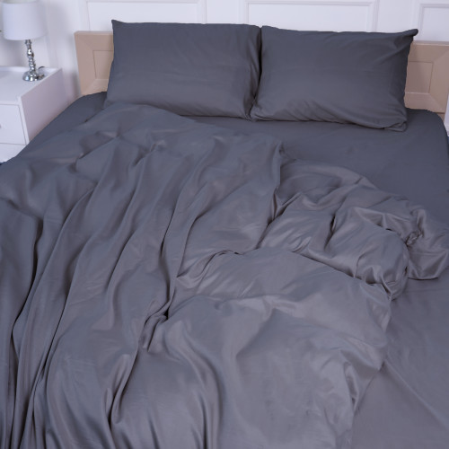Комплект постільної білизни №19-0000 Monument Microfiber Premium Однотонний - 4