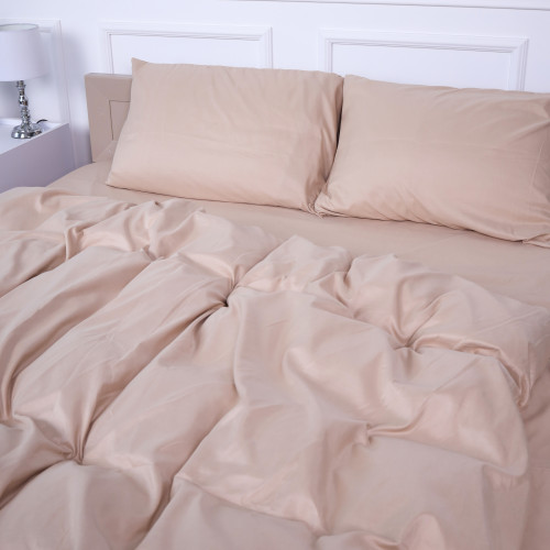Пододеяльник №15-1214 Warm Sand Mikrosatin Premium Однотонный - 2