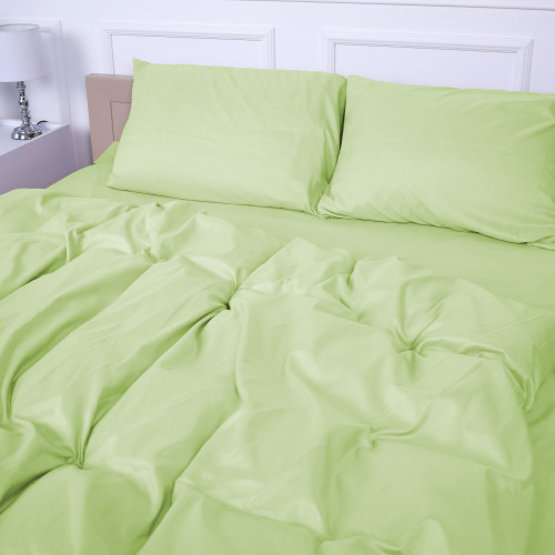 Пододеяльник №12-0525 Luminary Green Mikrosatin Premium Однотонный - 2