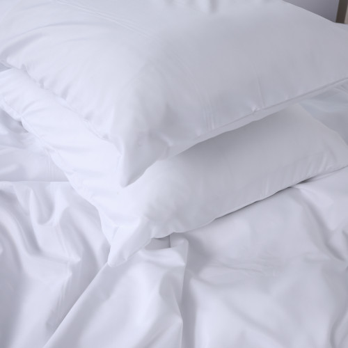  Комплект постільної білизни №18-0000 White Microfiber Premium Однотонний - 4