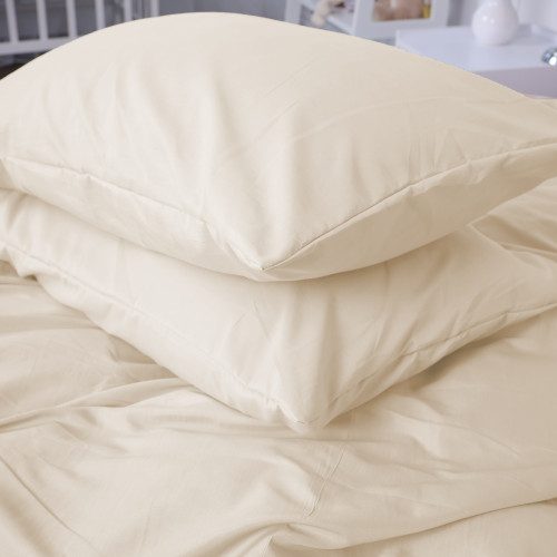 Комплект постільної білизни №11-0103 Egret Microfiber Premium Однотонний - 3