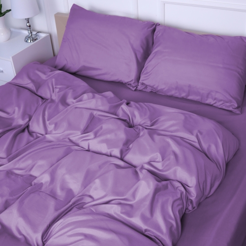 Комплект постельного белья №16-3310 Lavander Herb Mikrosatin Premium Однотонный