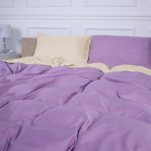 Комплект постельного белья Margolles (12-0712 + 16-3310) Mikrosatin Premium Двухсторонний - 2