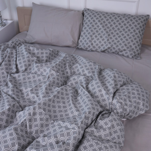 Комплект постільної білизни Бязь 17-4740 Rhombuses