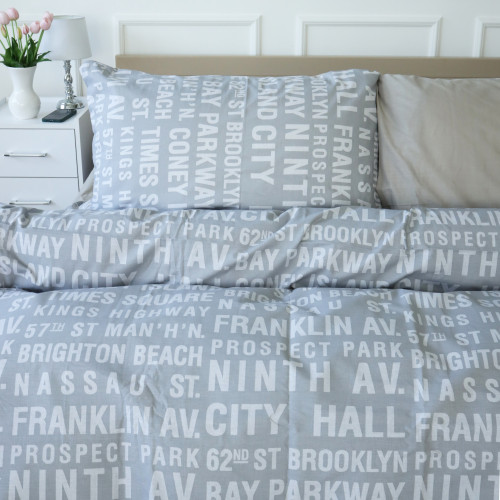 Комплект постельного белья Ranforce Elite 17-4739 Newspaper - 2