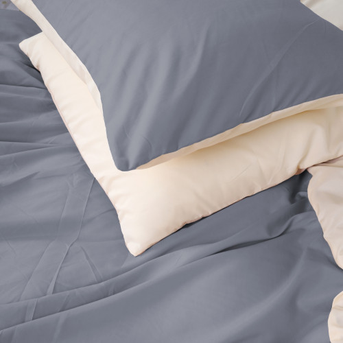 Комплект постільної білизни Cambarco (12-0712 + 19-0000) Microfiber Premium Двусторонній - 3