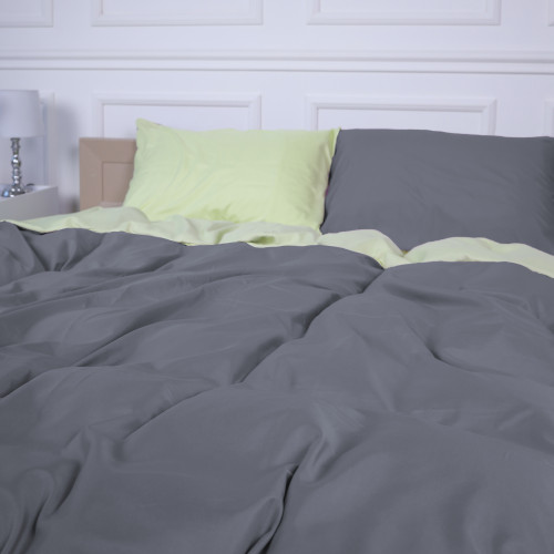 Комплект постельного белья Sajazarra (12-0525 + 19-0000) Mikrosatin Premium Двухсторонний - 2