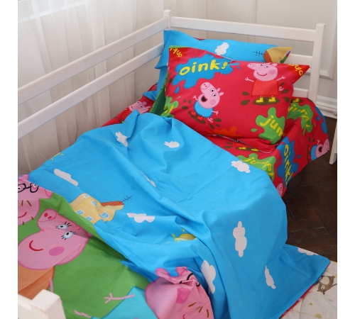 Комплект постельного белья Бязь Kids Time 17-0507 Peppa