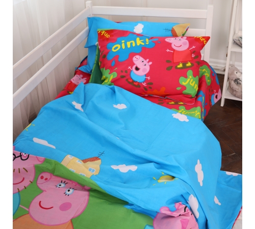 Комплект постельного белья Бязь Kids Time 17-0507 Peppa