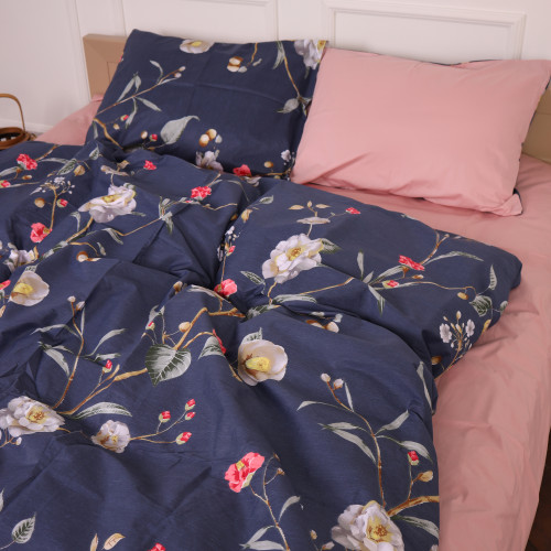 Комплект постельного белья Сатин 22-1356 Of wind flowers - 2