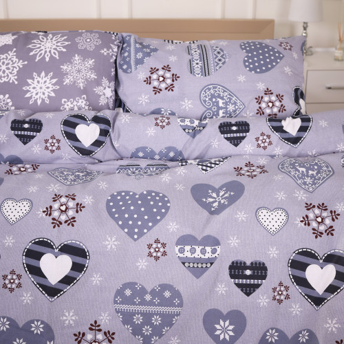 Комплект постільної білизни Ranforce Elite 17-0655 Snowflake - 2