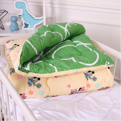 Ковдра антиалергенна зима Kids Time 20-0043 Green Mikey Mouse (EcoSilk)