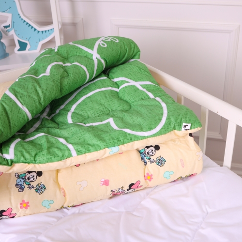 Ковдра антиалергенна зима Kids Time 20-0043 Green Mikey Mouse (EcoSilk)