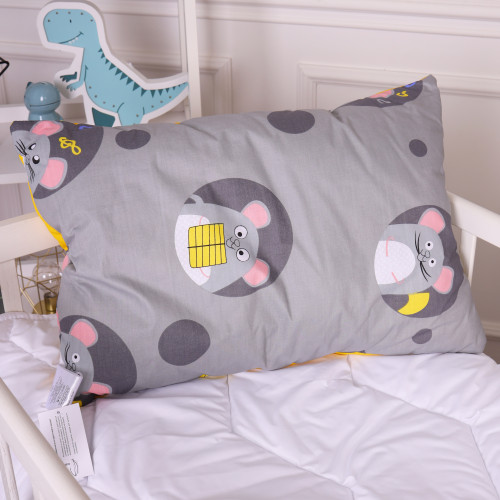 Подушка антиаллергенная Kids Time 20-0029 Funny mice хлопок бязь - 2