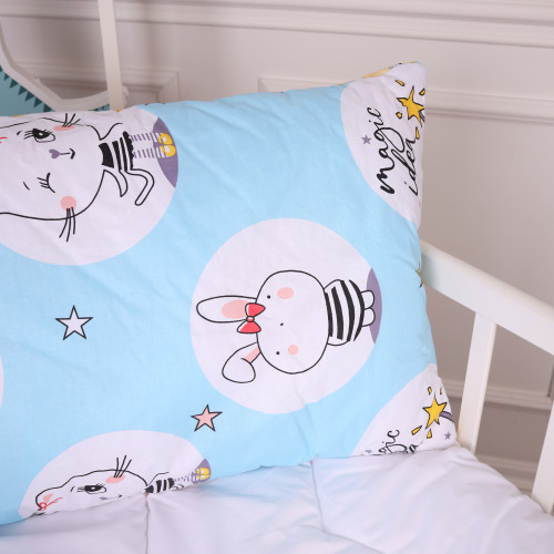 Подушка антиаллергенная Kids Time 20-0044 Cats and bunnies хлопок бязь