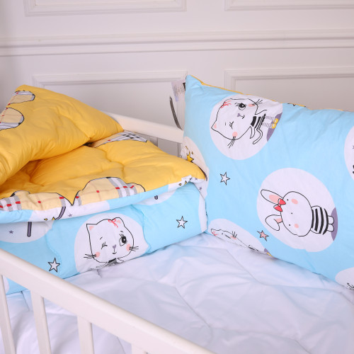 Набор антиаллергенный зима Kids Time 20-0044 Cats and bunnies (Хлопок) - 2